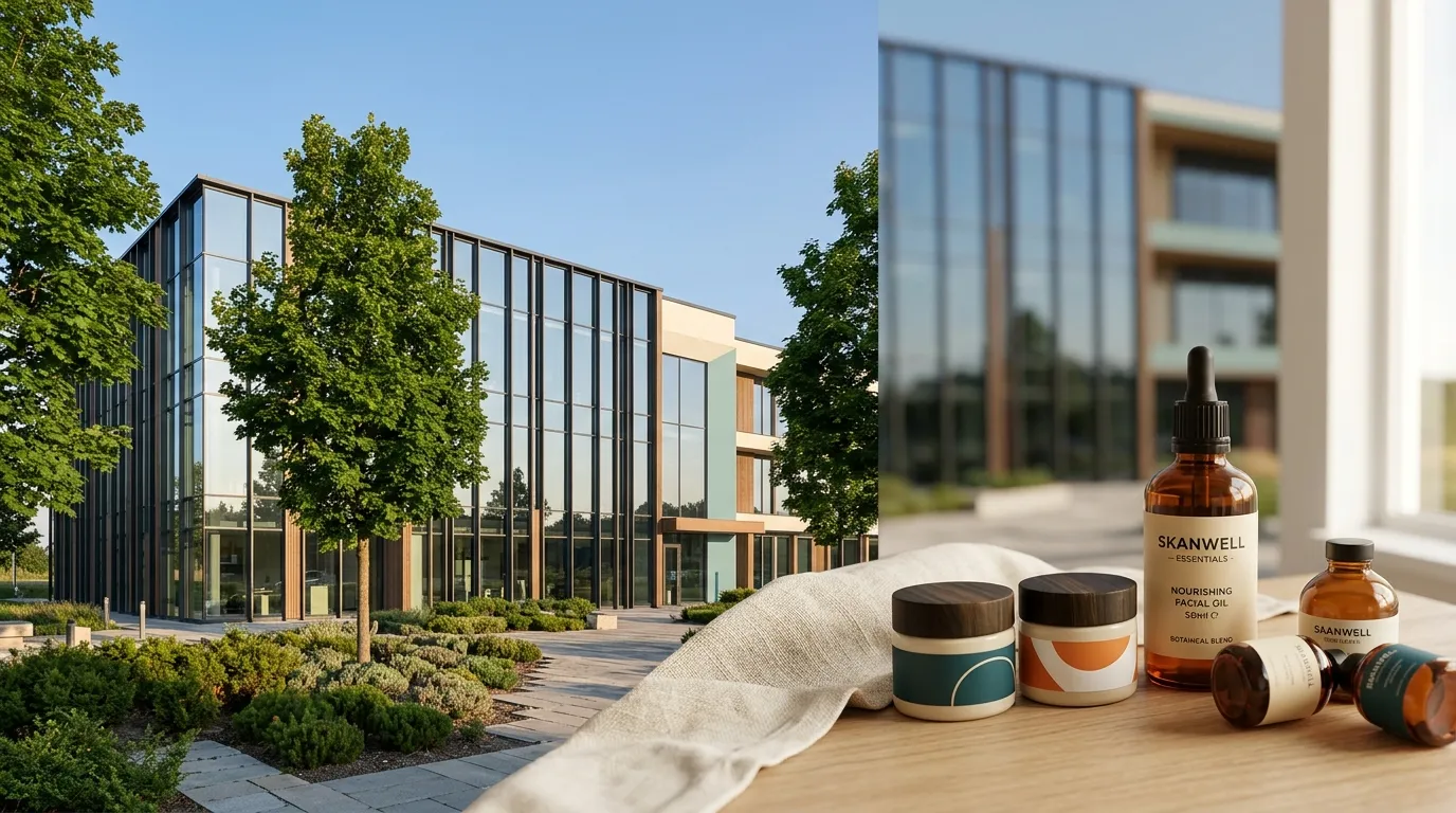 Modern Skandinavisk byggnad - lugn miljö för välmående